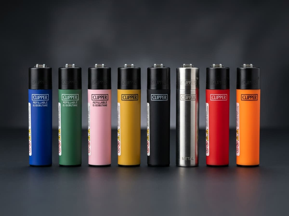 Clipper Refillable Soft Flame Lighters (Pack)