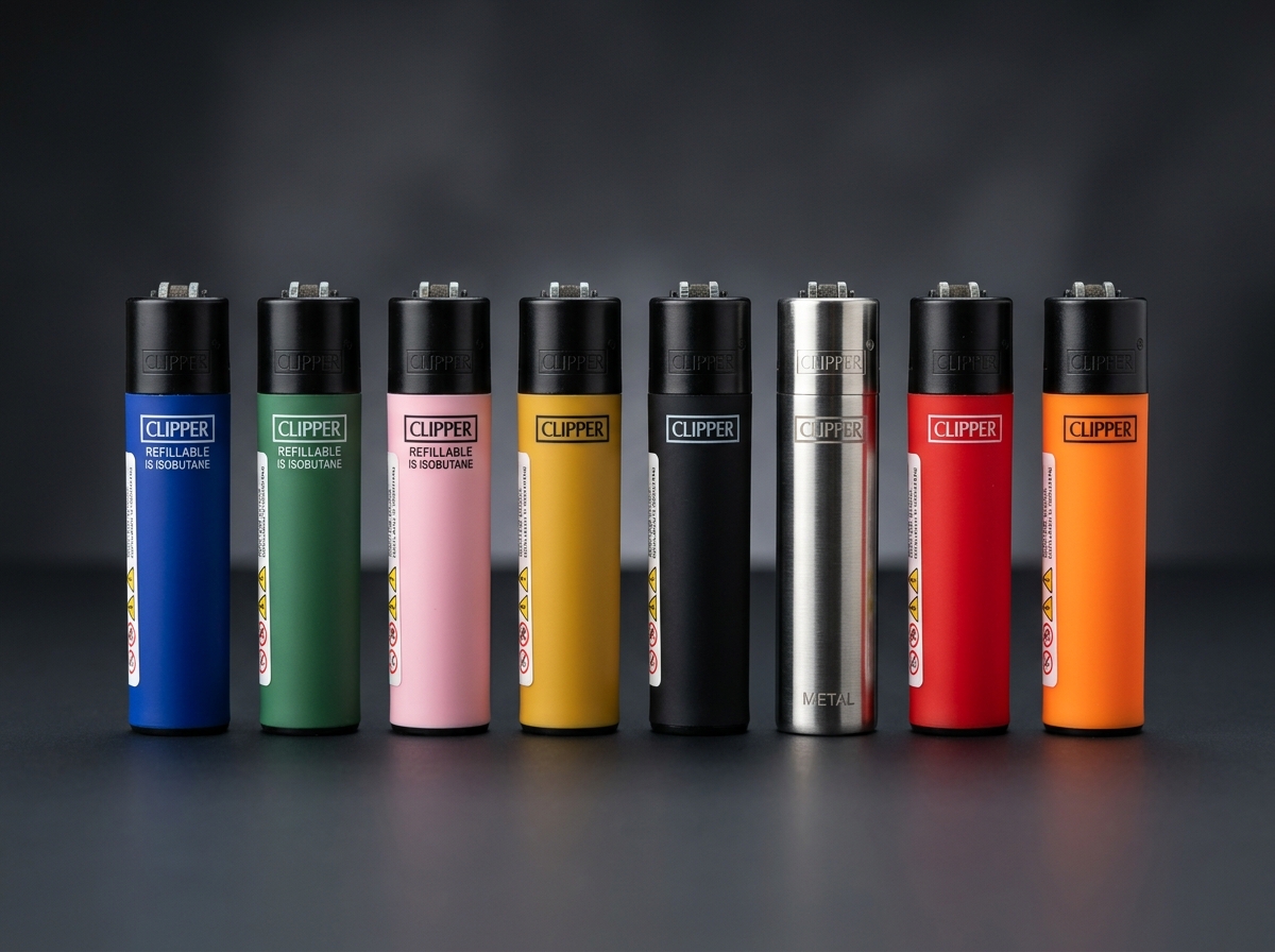 Clipper Refillable Soft Flame Lighters (Pack)